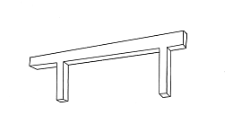Simple and continuous beam