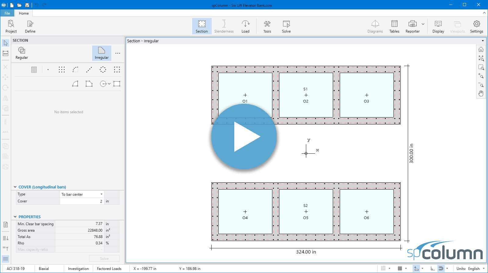 spColumn Multi Openings