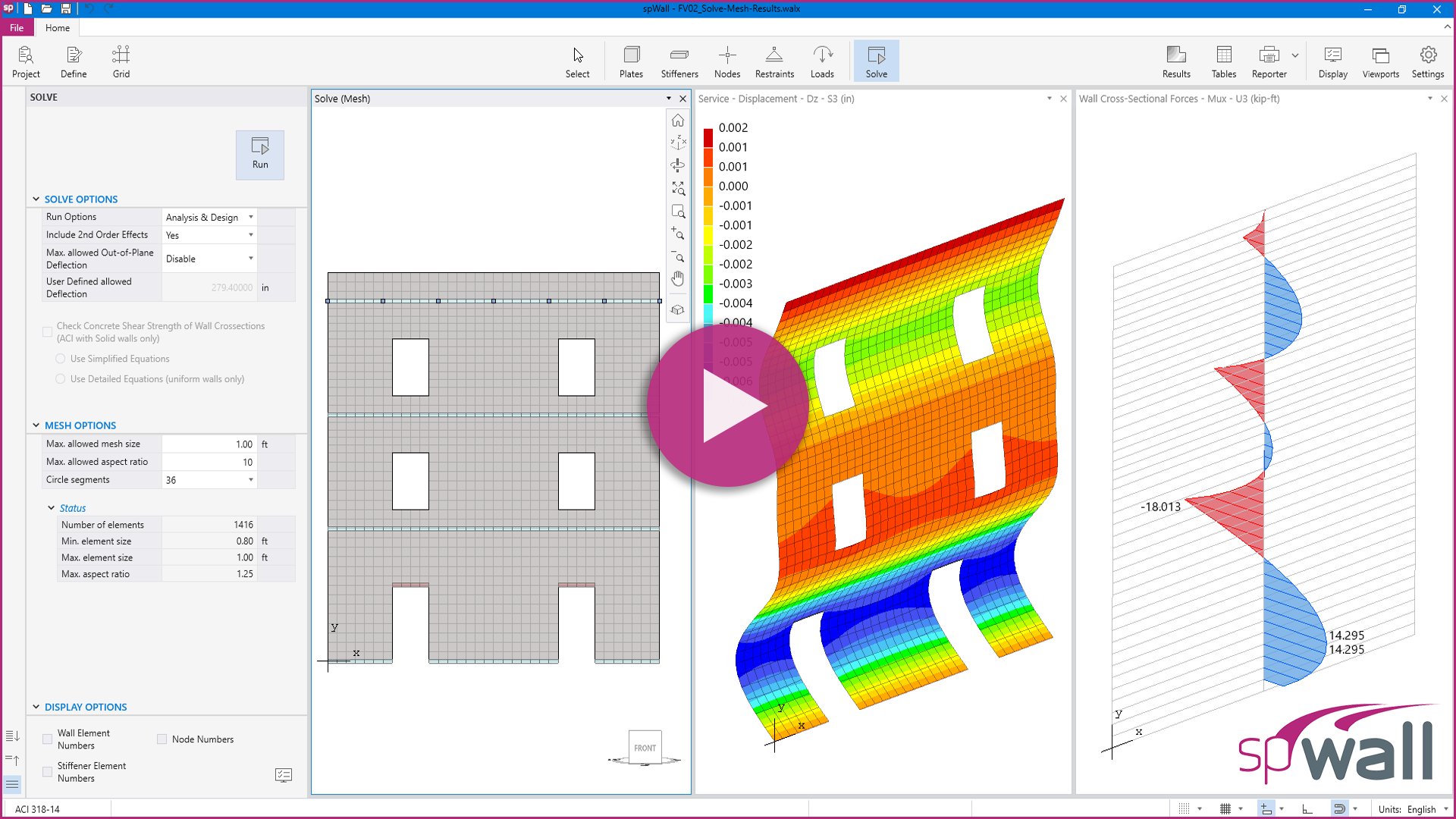 Solve Mesh Results